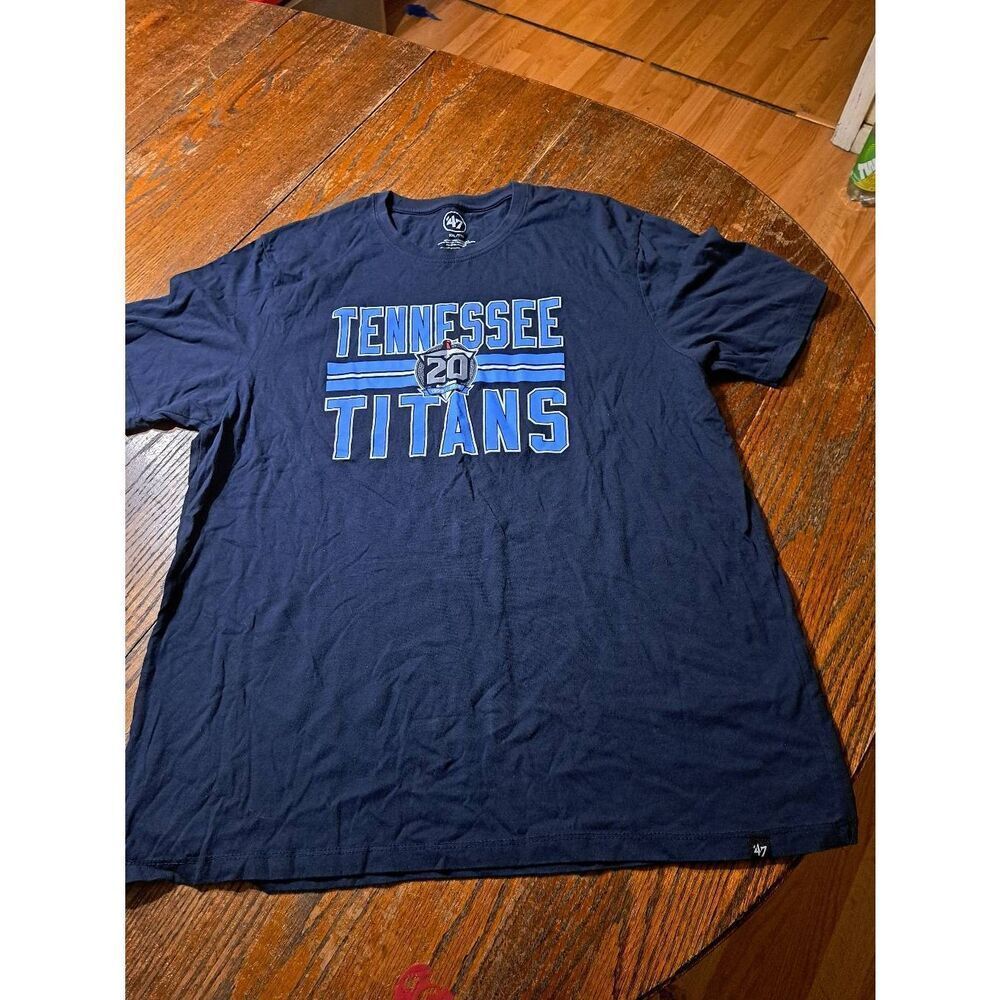 XXL '47 Tennessee Titan 20 Year Anniversary 99-18 Cotton Short Sleeve Tee TShirt